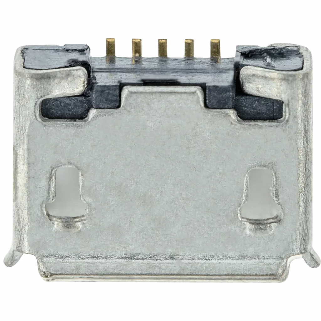 Charging port soldering required - 05 Pin - Micro B - 2 Anchor Points (C008)
