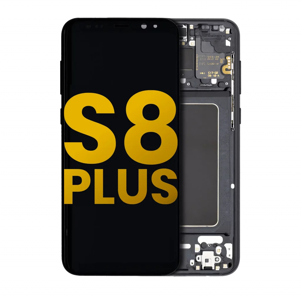 OLED Assembly With Frame For Samsung Galaxy S8 Plus (Refurbished) (Midnight Black)