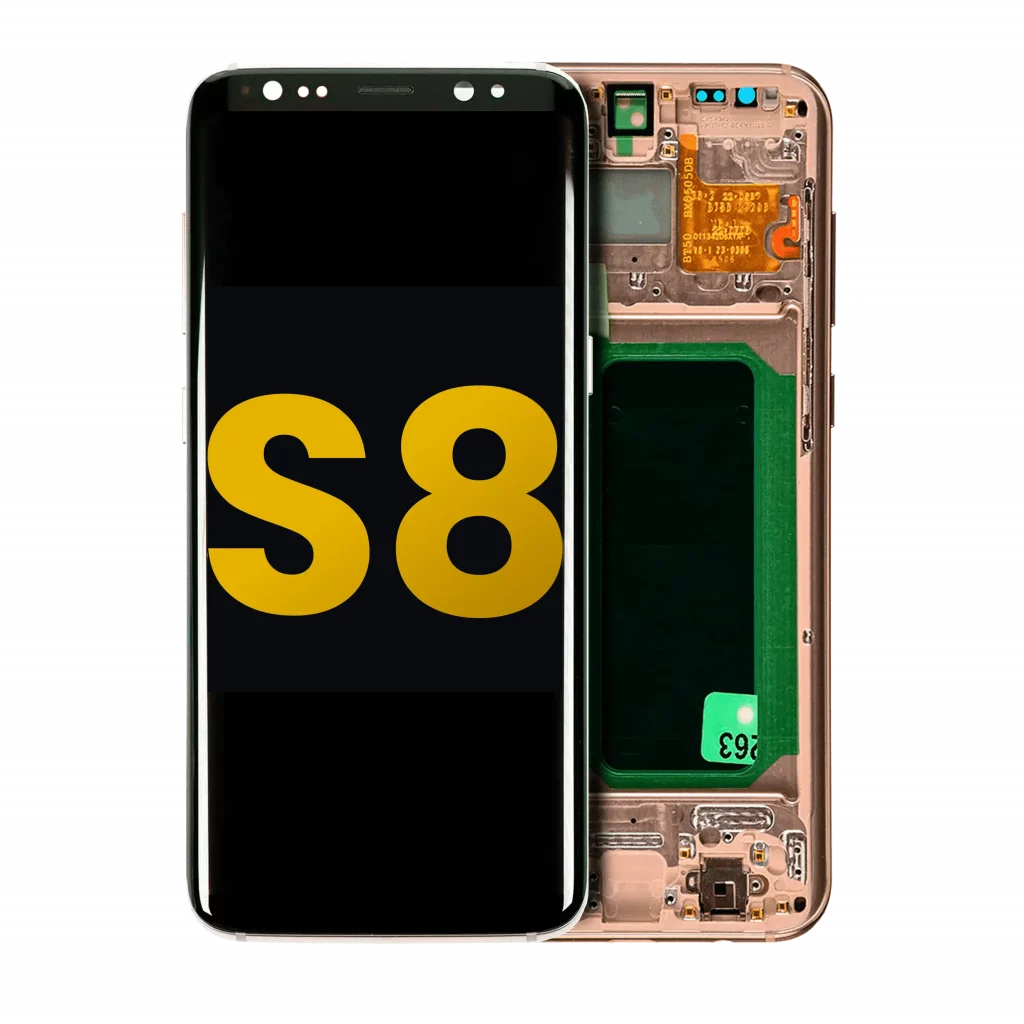 OLED Assembly With Frame For Samsung Galaxy S8 (Refurbished) (Maple Gold)