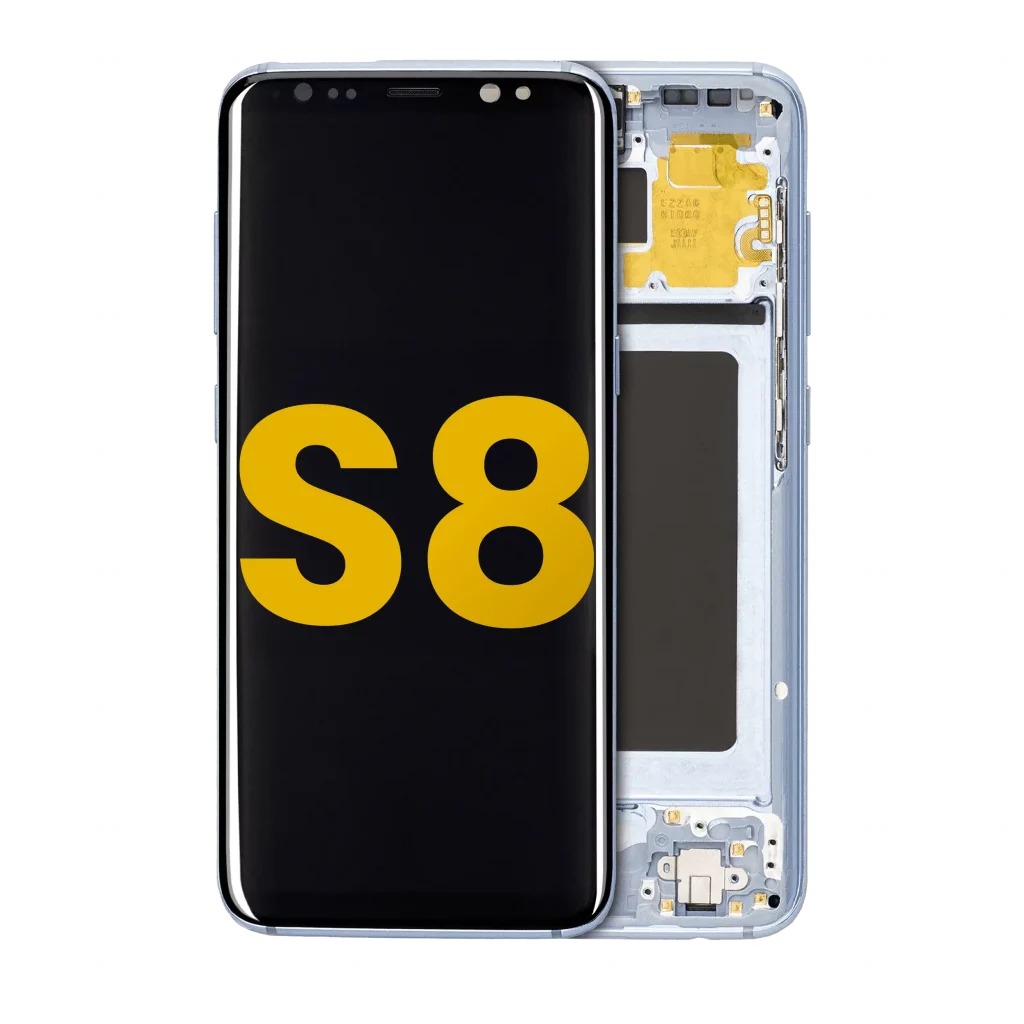 OLED Assembly With Frame For Samsung Galaxy S8 (Refurbished) (Coral Blue)