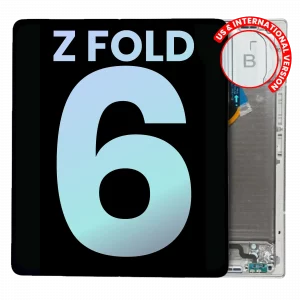 Inner OLED Assembly With Frame For Samsung Galaxy Z Fold 6 5G (US & International) (Service Pack) (Pink)