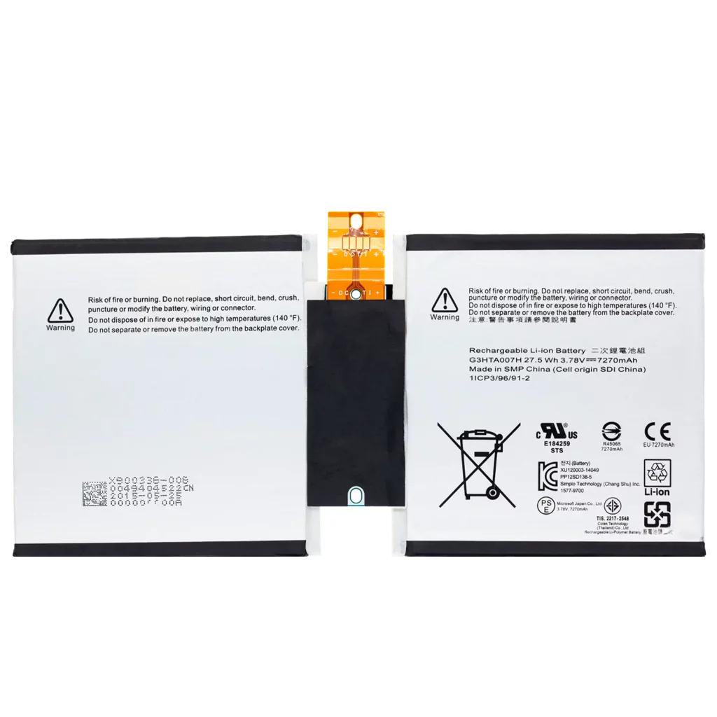 Replacement Battery For Microsoft Surface 3 (1645) (G3HTA007H)