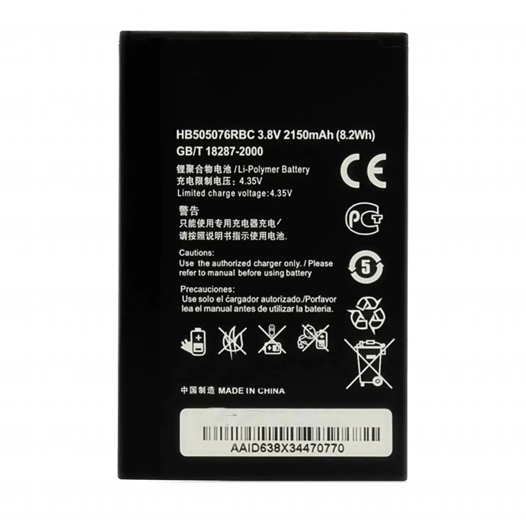Replacement Battery For Huawei Ascend (G700 / G710 / G716 / G606 / G610 / C8815 / A199) (HB505076RBC)