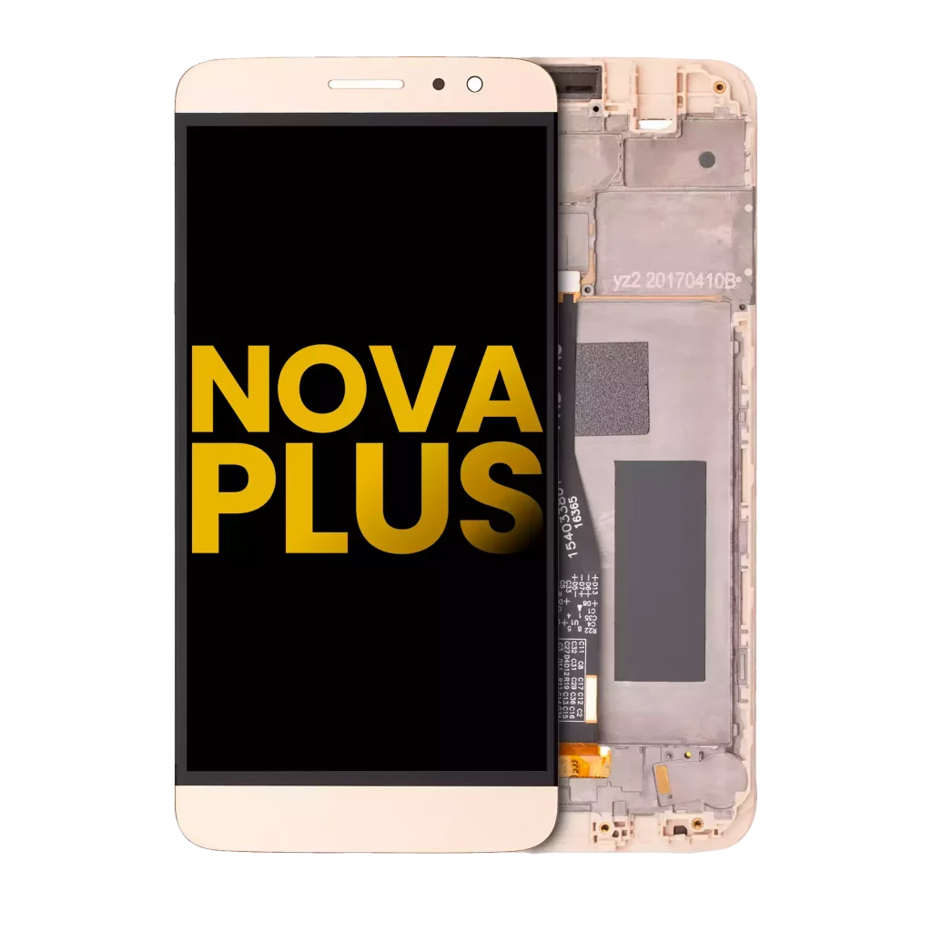 LCD Assembly With Frame For Huawei Nova Plus (Refurbished) (Gold)
