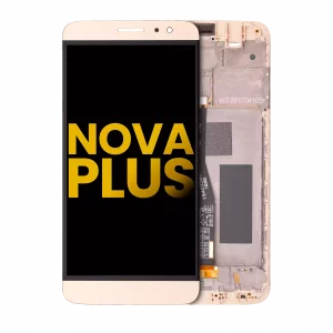 LCD Assembly With Frame For Huawei Nova Plus (Refurbished) (Gold)