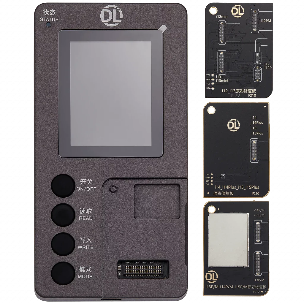 F210 True Tone Restore Programmer Unit W/ 2 Boards for iPhone 12 Series to 15 Series (DL)