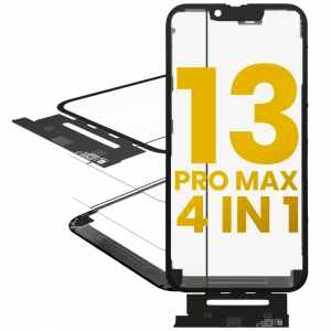 4 in 1 Short Flex (Digitizer Touch With Glass + OCA + Frame Pre-installed) For iPhone 13 Pro Max (OCA Master)