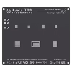 3D Power Logic iBlack Stencil For iPhone 6 (BMW730) (Qianli)