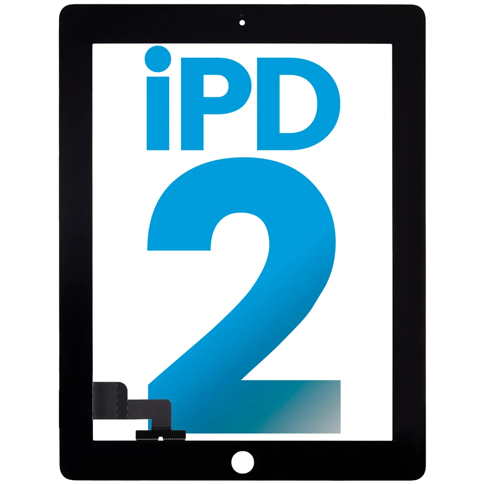 Digitizer For iPad 2 (Aftermarket) (Black)
