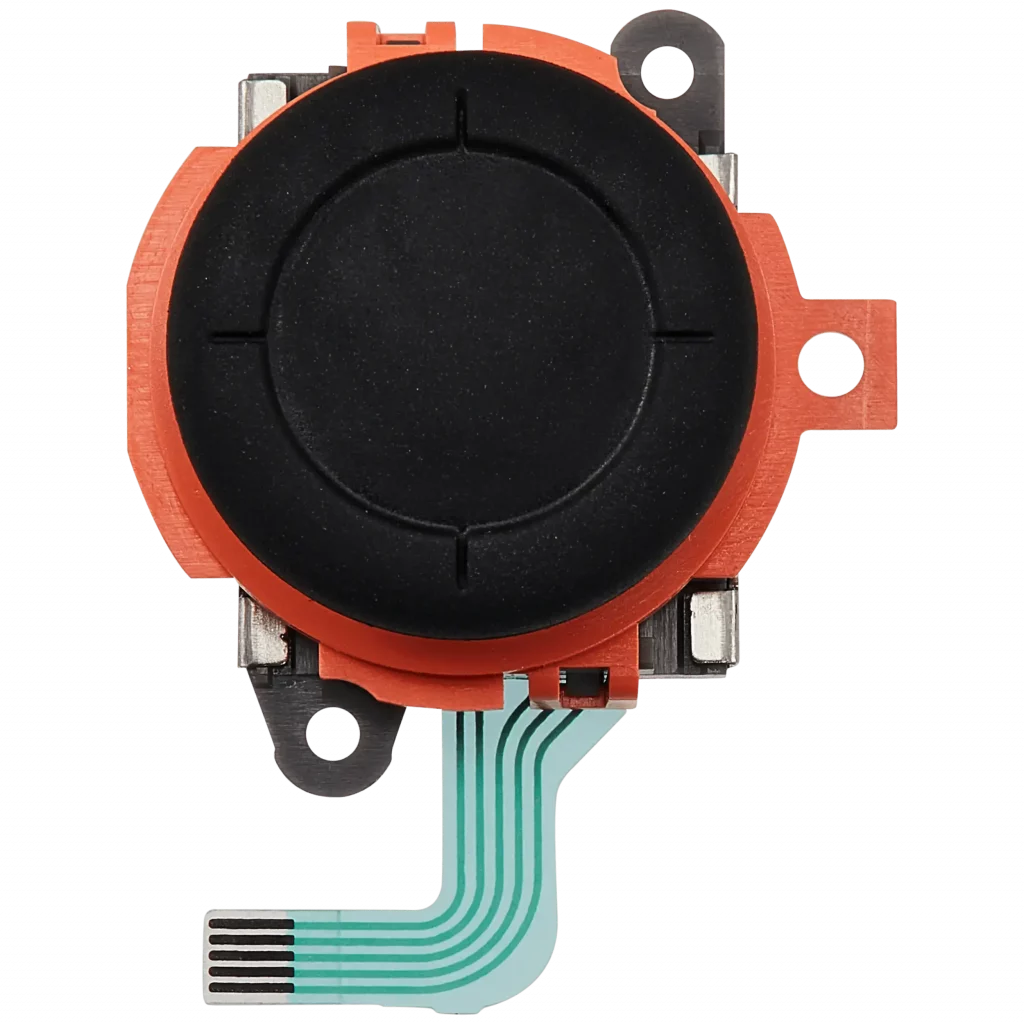 3D Analog Joystick Cap Thumbstick for Nintendo Switch 2 Joy Con Controller (Orange)