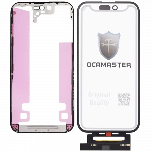 4 in 1 Short Flex (Digitizer Touch With Glass + OCA + Frame Pre-installed) For iPhone 14 Pro (OCA Master)