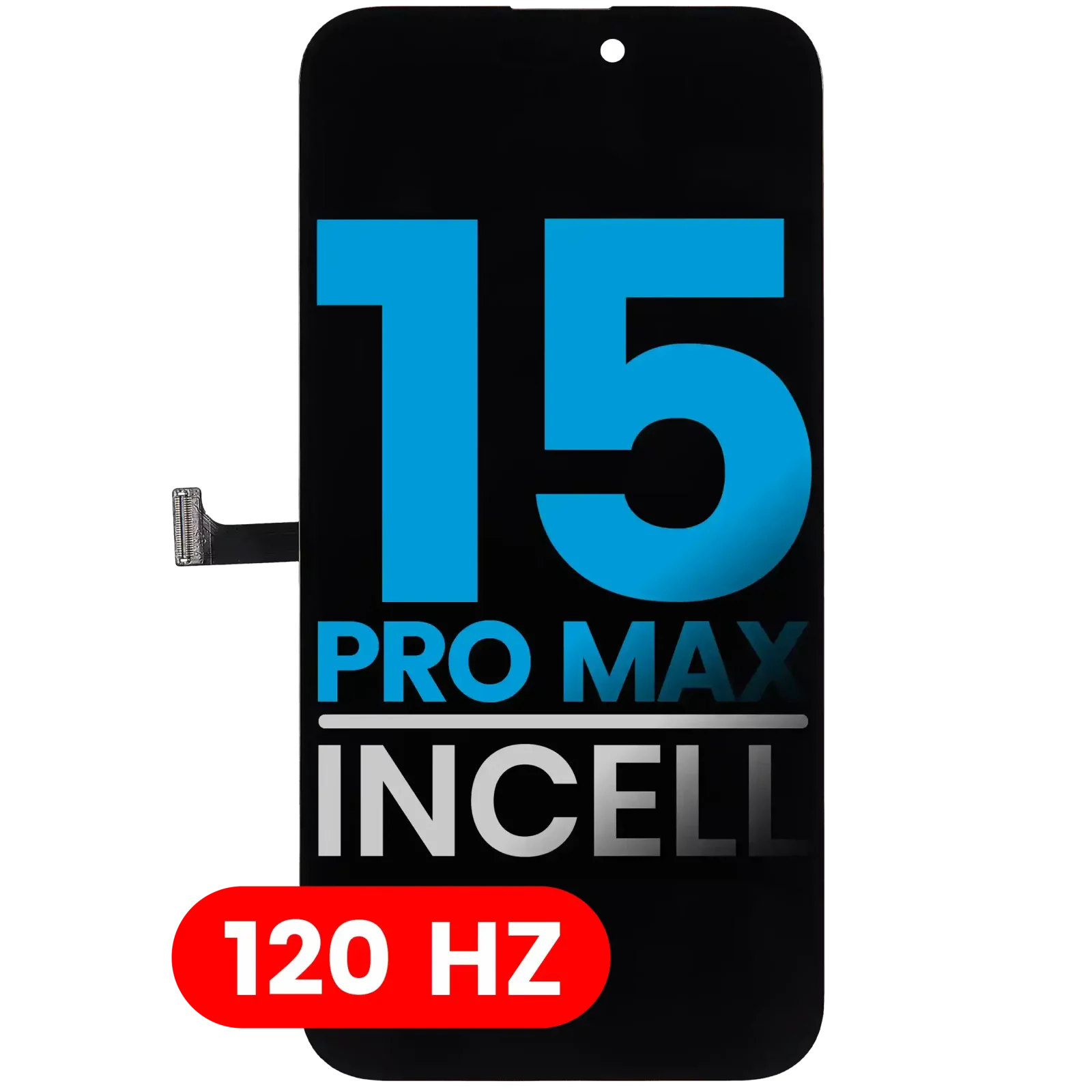 LCD Assembly For iPhone 15 Pro Max (Aftermarket: AQ7 / Incell) (120HZ)