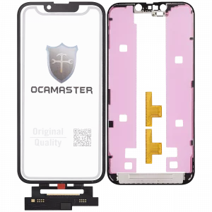 4 in 1 Short Flex (Digitizer Touch With Glass + OCA + Frame Pre-installed) For iPhone 14 (OCA Master)