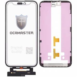 4 in 1 Short Flex (Digitizer Touch With Glass + OCA + Frame Pre-installed) For iPhone 15 Plus (OCA Master)