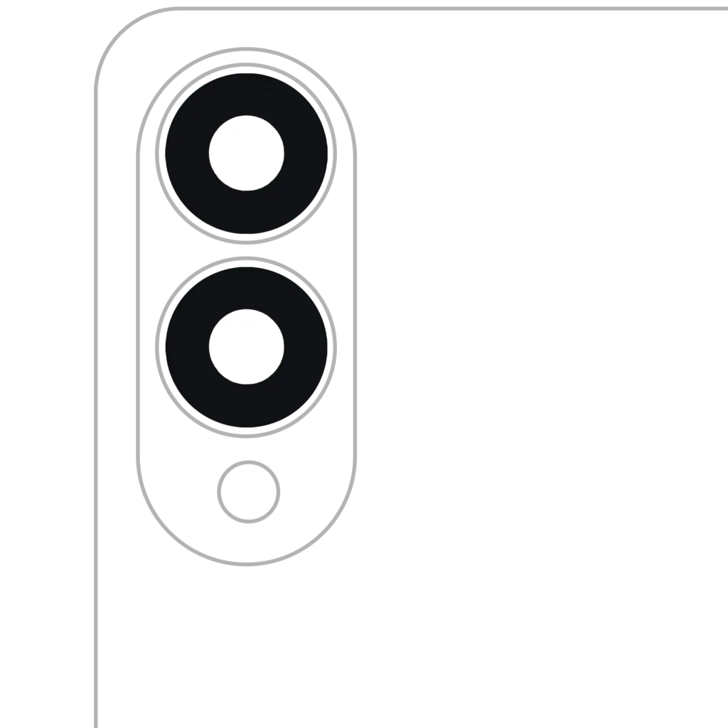 Back Camera Lens (Glass Only) With Adhesive For Samsung Galaxy S25 Edge (S937) (2 Piece Set) (All Colors)