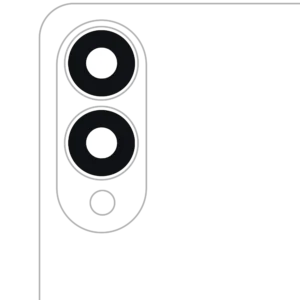 Back Camera Lens (Glass Only) With Adhesive For Samsung Galaxy S25 Edge (S937) (2 Piece Set) (All Colors)
