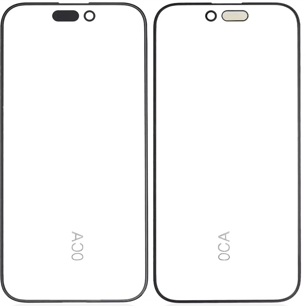 Frame Only For iPhone 15 Pro (OCA Master) (5 Pack)