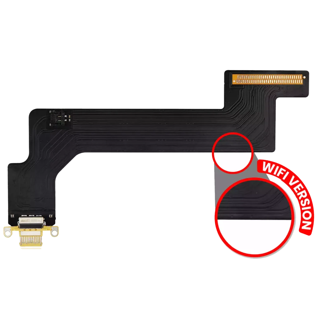Charging Port Flex Cable For iPad 10 (2022) (WiFi Only) (Aftermarket Plus) (Yellow)