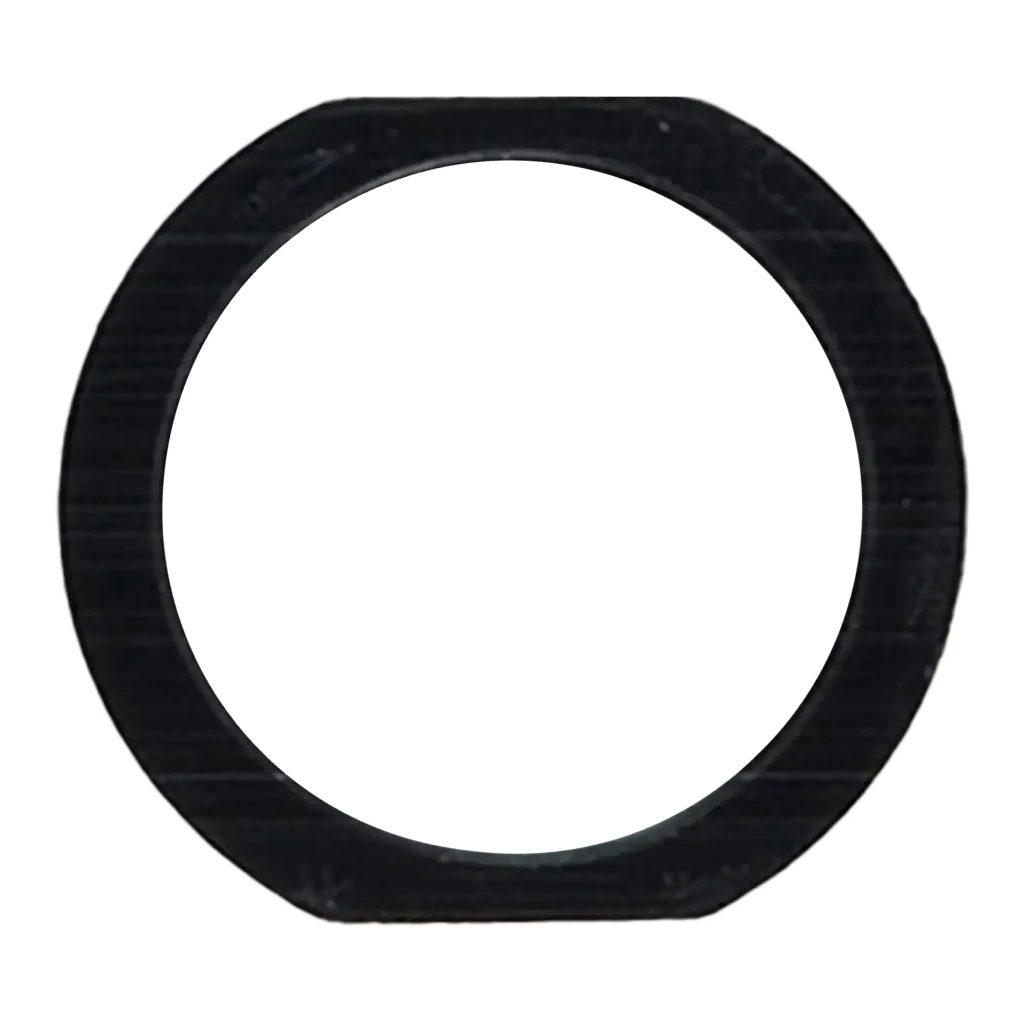 Home Button Gasket For iPad Pro 10.5"/ Pro 12.9" 1st Gen / Pro 12.9" 2nd Gen/ Pro 9.7"/ iPad 5/ iPad 6 / iPad 7/ iPad 8/ iPad 9 / Air 1 / Air 2 / Mini 3 / Mini 4 / Mini 5 (Black) (10 Pack)