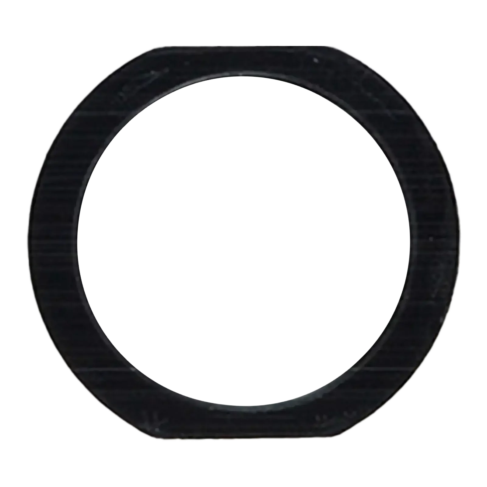 Home Button Gasket For iPad Pro 10.5"/ Pro 12.9" 1st Gen / Pro 12.9" 2nd Gen/ Pro 9.7"/ iPad 5/ iPad 6 / iPad 7/ iPad 8/ iPad 9 / Air 1 / Air 2 / Mini 3 / Mini 4 / Mini 5 (Black) (10 Pack)
