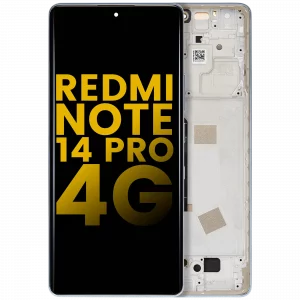 OLED Assembly With Frame For Xiaomi Redmi Note 14 Pro 4G (Refurbished) (Ocean Blue)