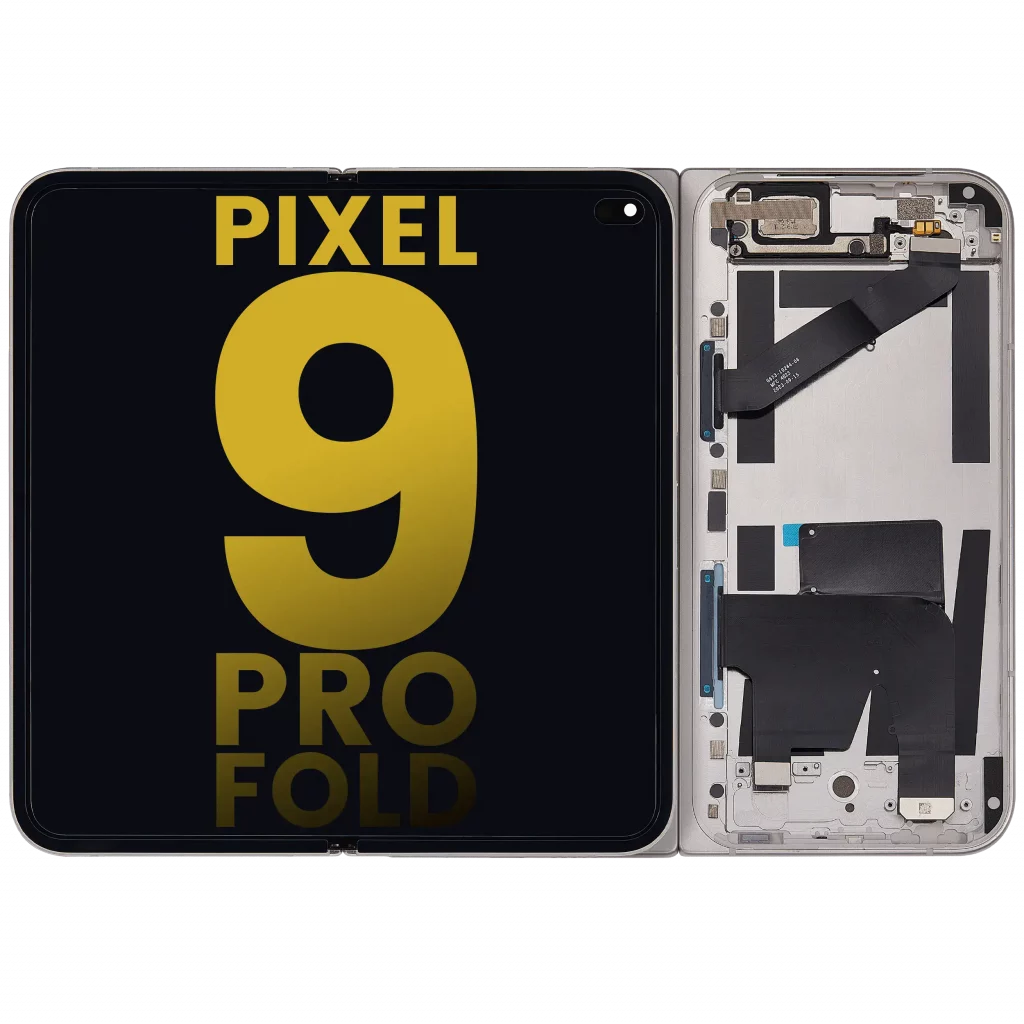 Inner OLED Assembly With Frame For Google Pixel 9 Pro Fold (Refurbished) (Porcelain)