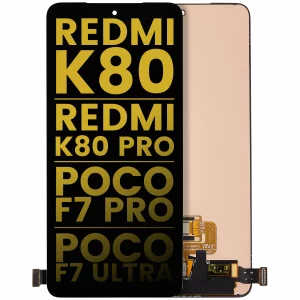 OLED Assembly Without Frame For Xiaomi Redmi K80 / K80 Pro / Poco F7 Pro / Poco F7 UItra (Refurbished) (All Colors)