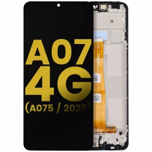 LCD Assembly With Frame For Samsung Galaxy A07 4G (A075 / 2025) (Refurbished) (All Colors)