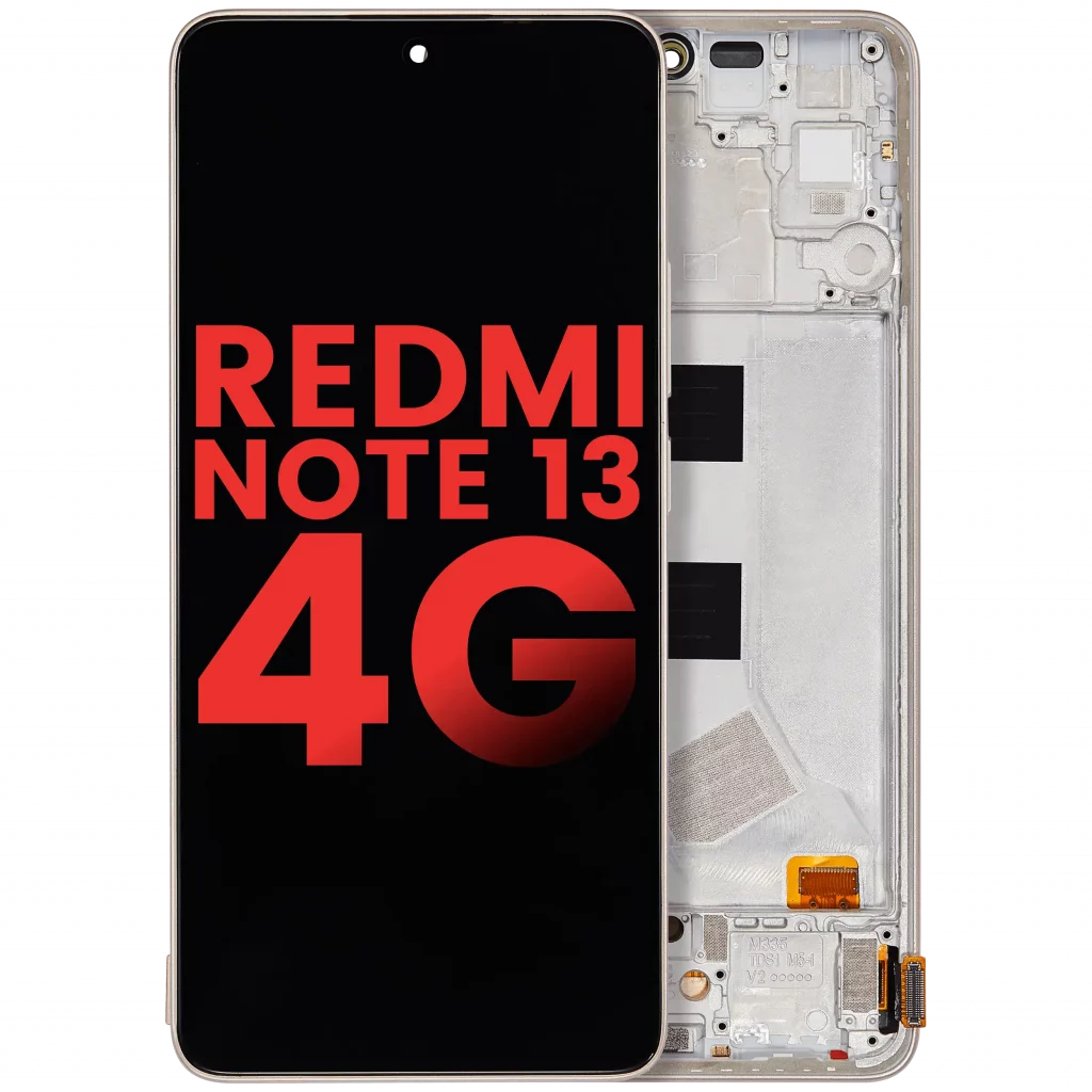 OLED Assembly With Frame For Xiaomi Redmi Note 13 4G (Aftermarket Plus) (Ocean Sunset)