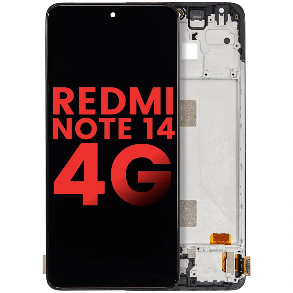 OLED Assembly With Frame For Xiaomi Redmi Note 14 4G (International Version) (Aftermarket Plus) (All Colors)