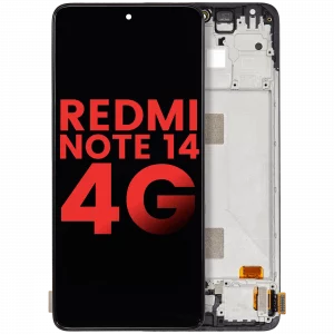 OLED Assembly With Frame For Xiaomi Redmi Note 14 4G (International Version) (Aftermarket Plus) (All Colors)