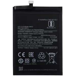 Replacement Battery For Xiaomi Redmi Note 9 Pro / Redmi Note 10 Pro Max (BN53)