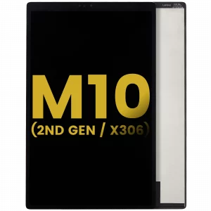 LCD Assembly Without Frame For Lenovo Tab M10 (TB-X306) (2nd Gen) (HD)(Refurbished) (Black)