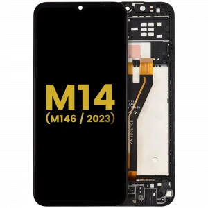 LCD Assembly With Frame For Samsung Galaxy M14 (M146 / 2023) (Refurbished) (All Colors)