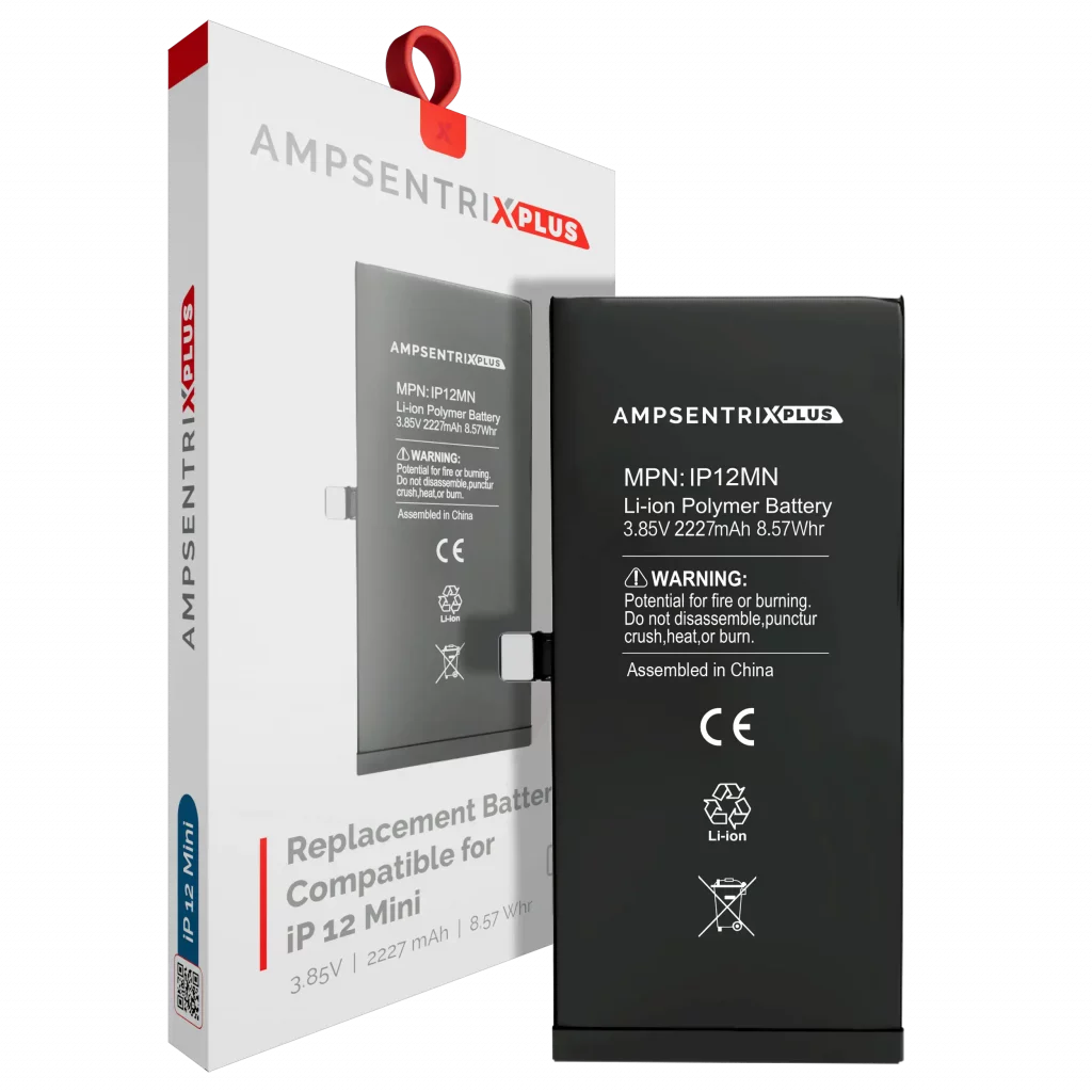 Replacement Battery For iPhone 12 Mini (AmpSentrix Plus)