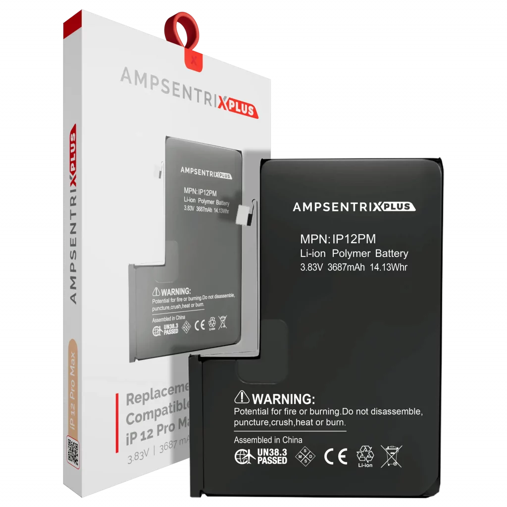 Replacement Battery For iPhone 12 Pro Max (AmpSentrix Plus)