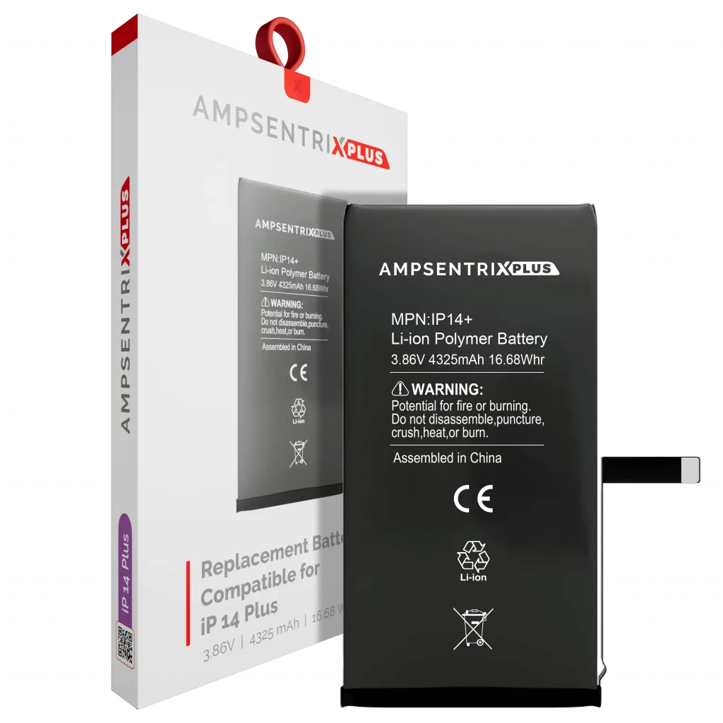 Replacement Battery For iPhone 14 Plus (AmpSentrix Plus)
