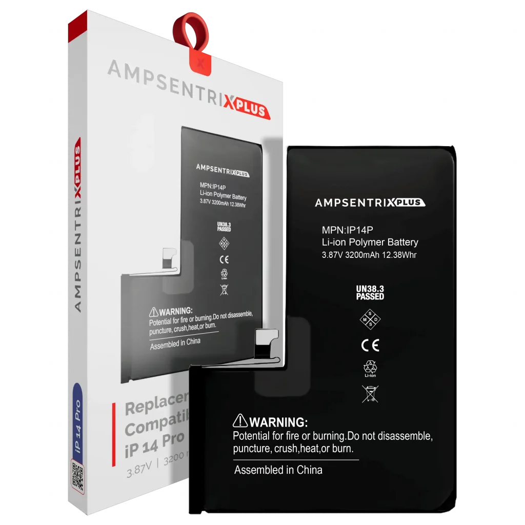 Replacement Battery For iPhone 14 Pro (AmpSentrix Plus)