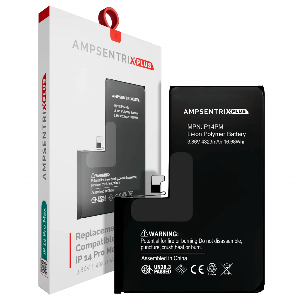 Replacement Battery For iPhone 14 Pro Max (AmpSentrix Plus)