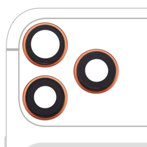 Back Camera Lens With Bracket & Bezel For iPhone 17 Pro/ 17 Pro Max (Premium) (Cosmic Orange)