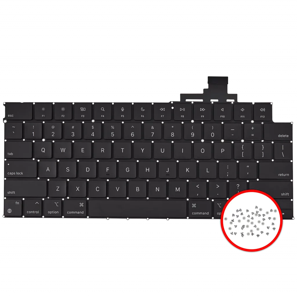 Keyboard W/ Backlight & Screws For MacBook Air 15" (A3114 / Mid 2024) (US English)