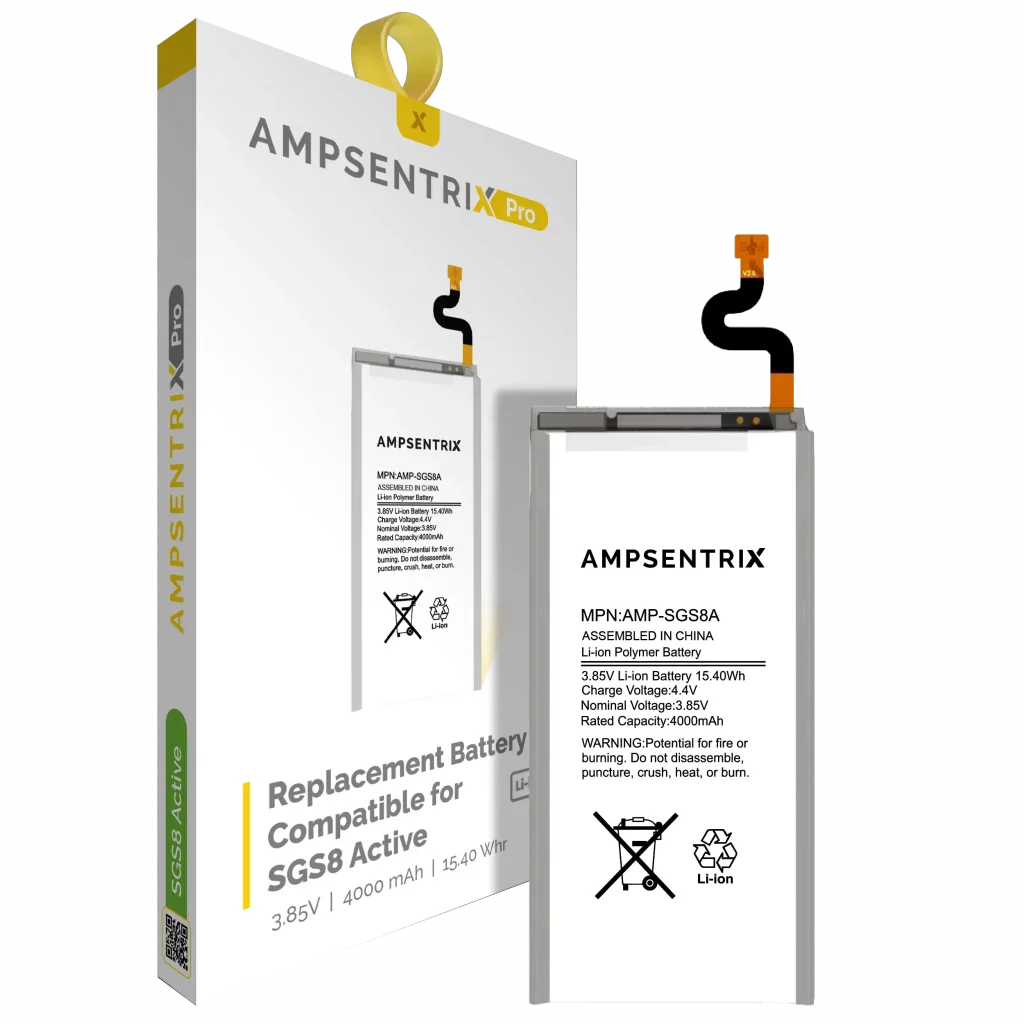 Replacement Battery For Samsung Galaxy S8 Active (AmpSentrix Pro)
