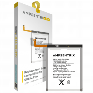 Replacement Battery For Samsung Galaxy S24 Plus (AmpSentrix Pro)