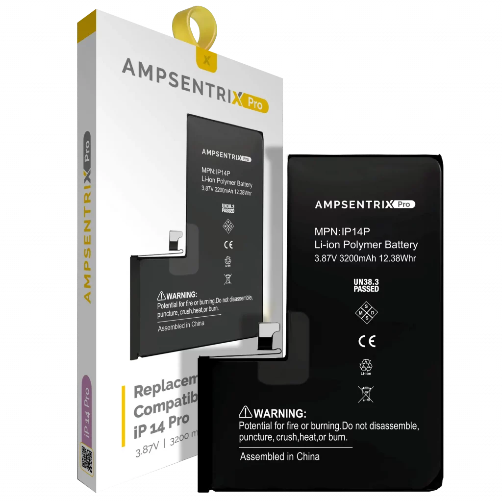 Replacement Battery For iPhone 14 Pro (AmpSentrix Pro)
