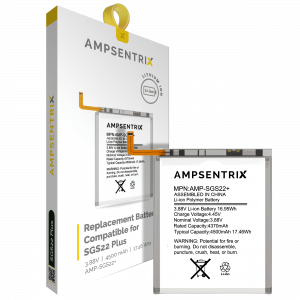 Replacement Battery For Samsung Galaxy S22 Plus (AmpSentrix Pro)