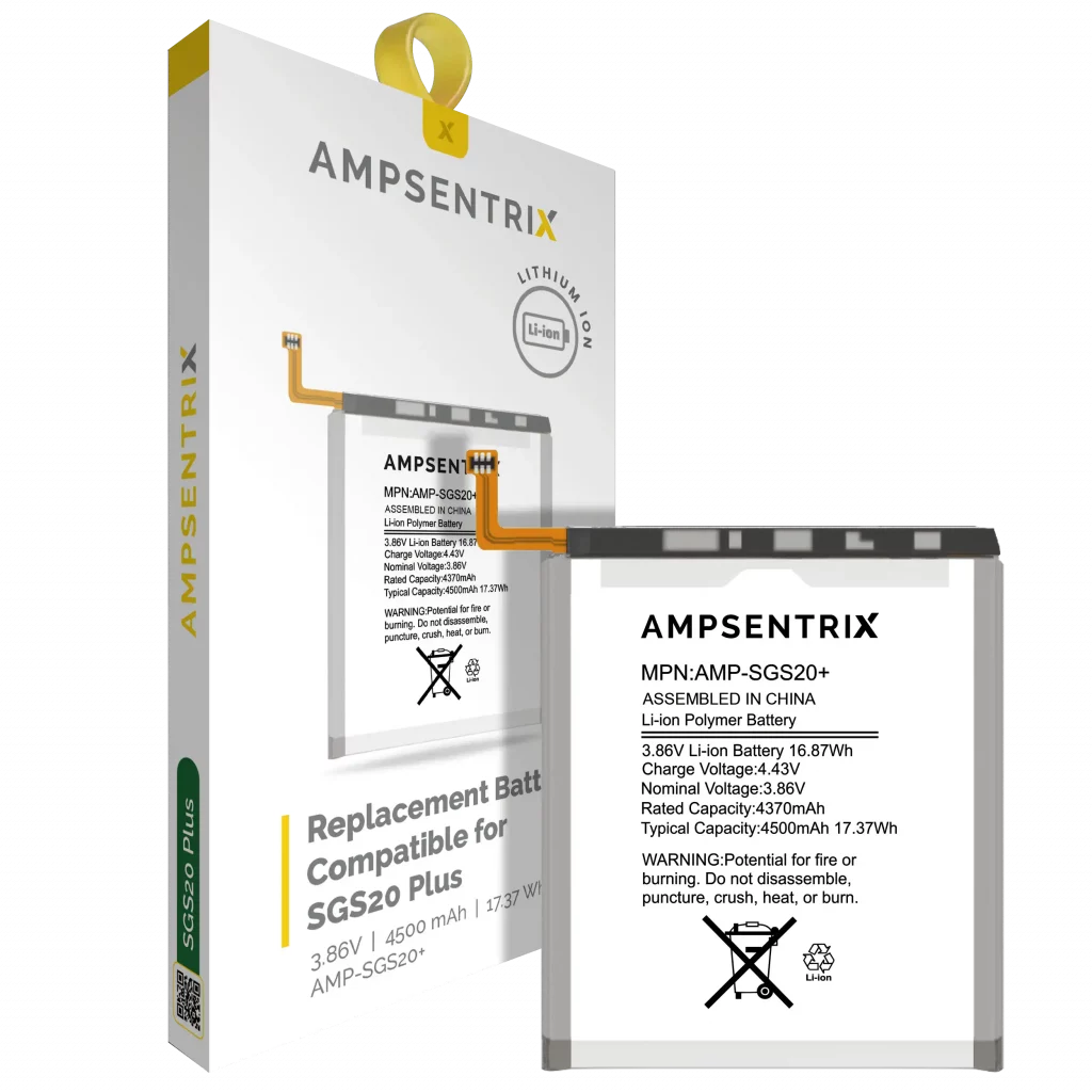 Replacement Battery For Samsung Galaxy S20 Plus (AmpSentrix Pro)