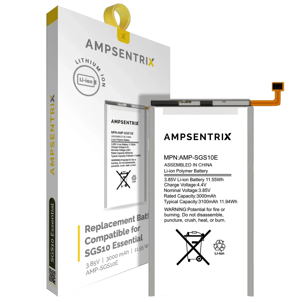 Replacement Battery For Samsung Galaxy S10E (AmpSentrix Pro)