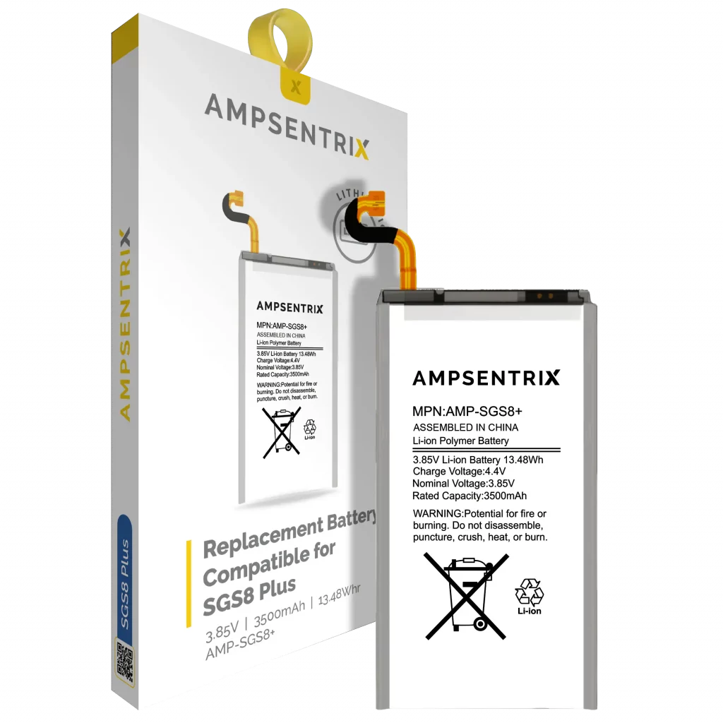 Replacement Battery For Samsung Galaxy S8 Plus (AmpSentrix Pro)
