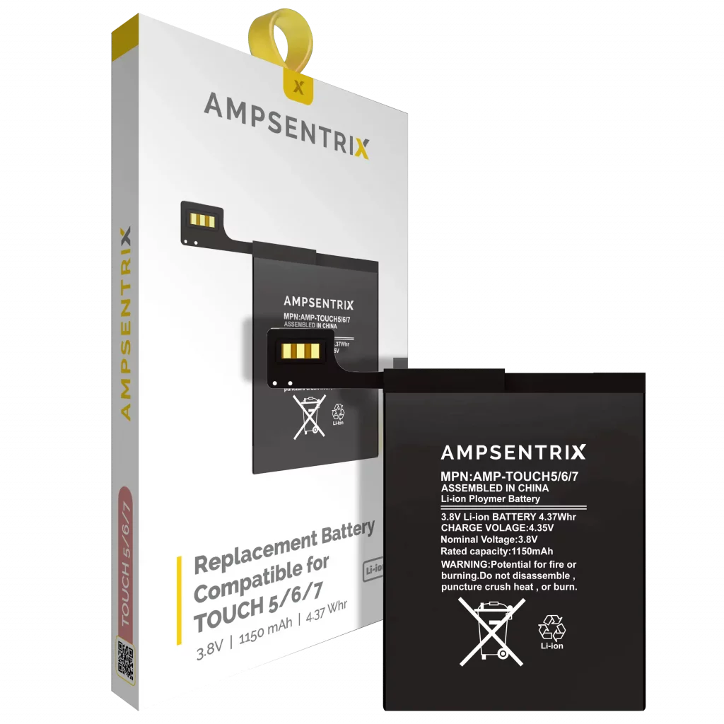 Replacement Battery For iPod Touch 5 / Touch 6 / Touch 7 (AmpSentrix Pro)