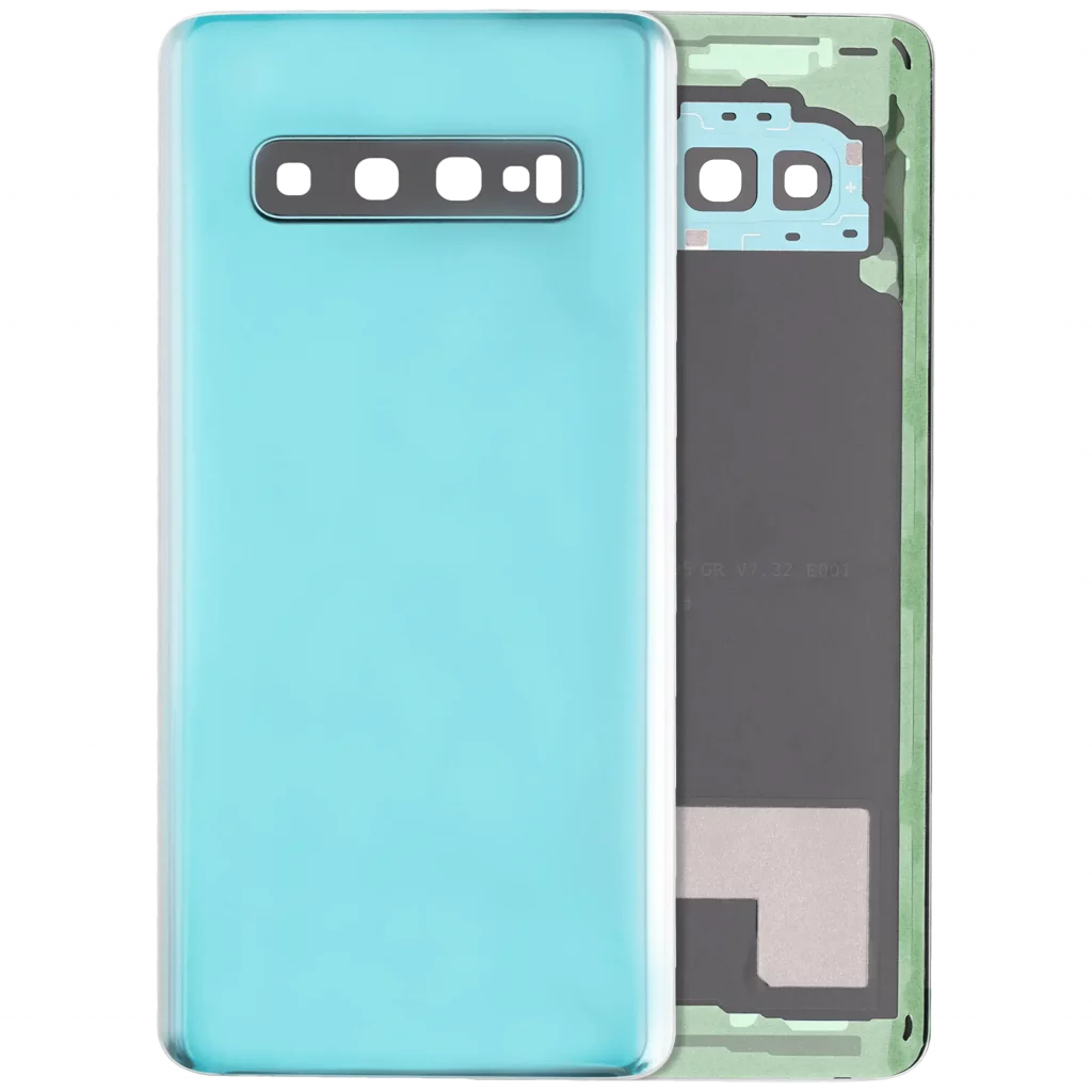 Back cover Glass With Camera Lens For Samsung Galaxy S10 (Service Pack) (Prism Green)